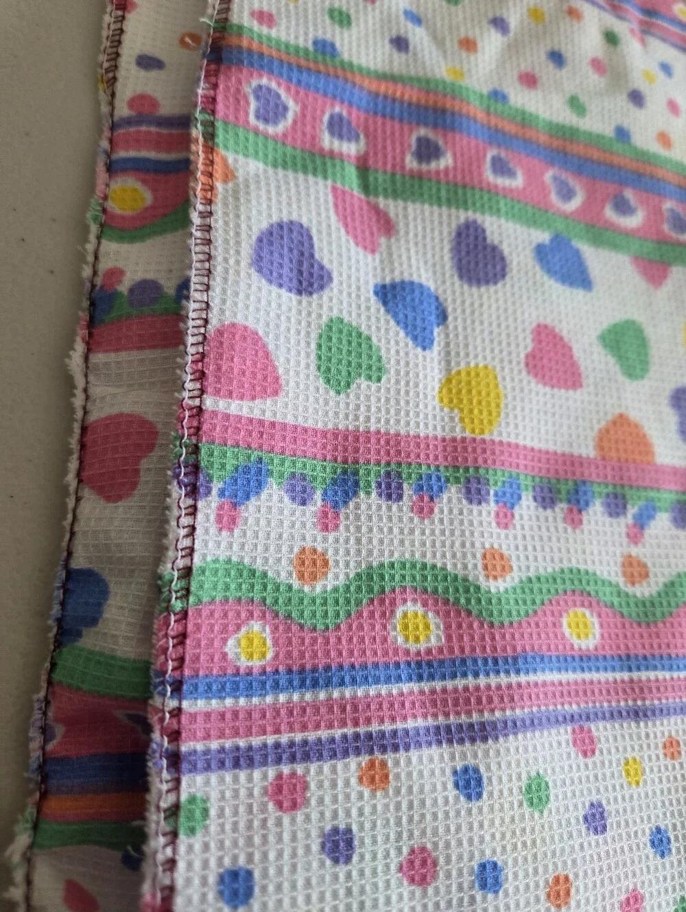 Rare Cranston Print Works Schwartz Liebman Tex U.S.A. 1980's Knit Fabric 87in